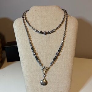 Silpada beaded wrap necklace
